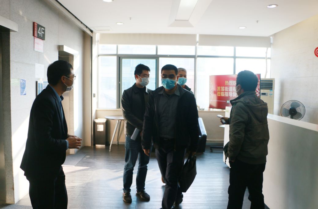 多志成城，携手抗疫 | 筼筜街路主任苏克一行光临南宫NG28领导复工情况
